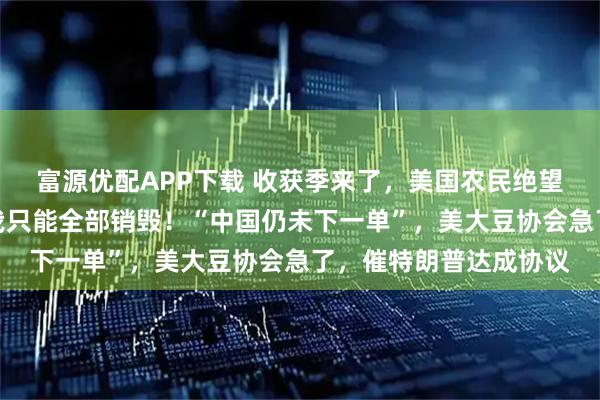 富源优配APP下载 收获季来了，美国农民绝望哭诉：中国不买了，我只能全部销毁！“中国仍未下一单”，美大豆协会急了，催特朗普达成协议