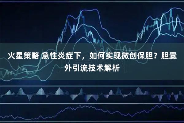 火星策略 急性炎症下，如何实现微创保胆？胆囊外引流技术解析